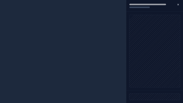 Slideover preview